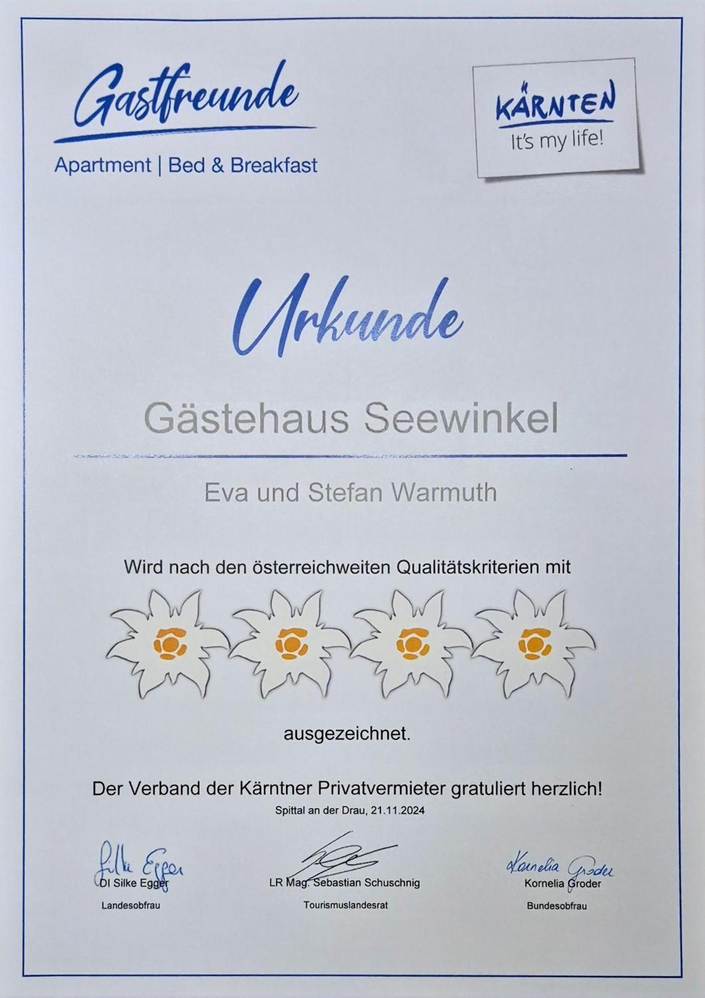 Gaestehaus Seewinkel Presseggersee Esterno foto